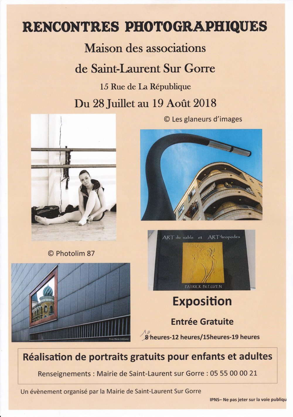 affiche st laurent sur gore
